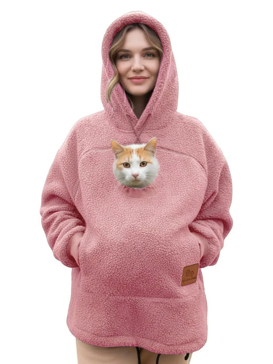 Pet Pocket Lambswool Hoodie