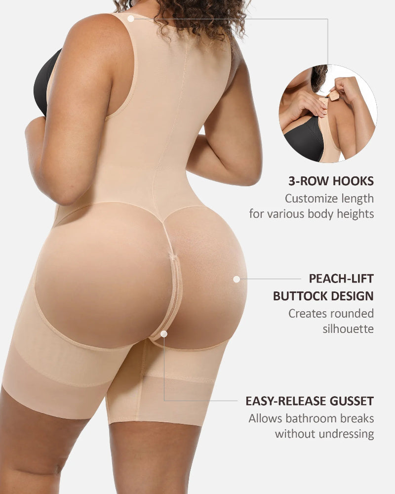 Uskkaa U-Shaped Tummy Control Butt Lift Shaper Bodysuit