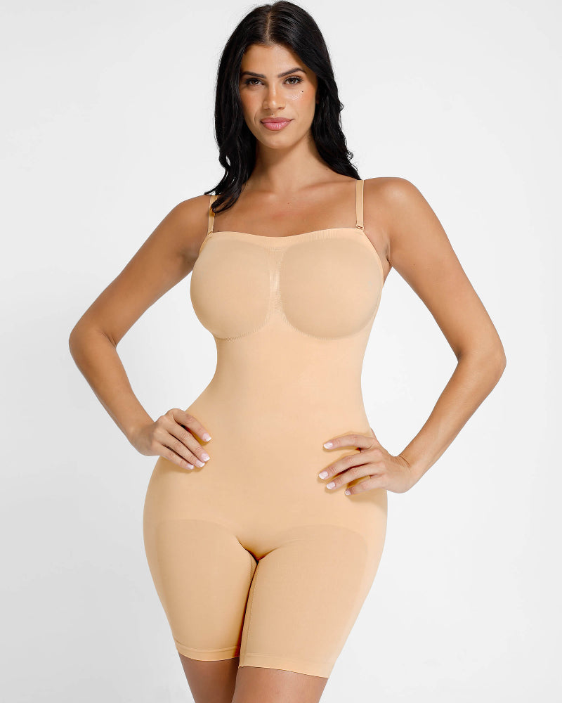 Uskkaa Seamless Strapless Bodysuit with Removable Straps