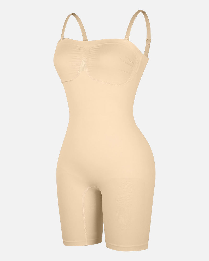Uskkaa Seamless Strapless Bodysuit with Removable Straps