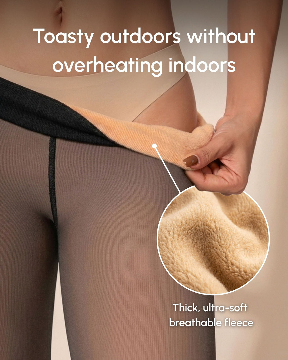 Women's Fleece-Lined Leggings – Warm, Stretchy & Comfortable