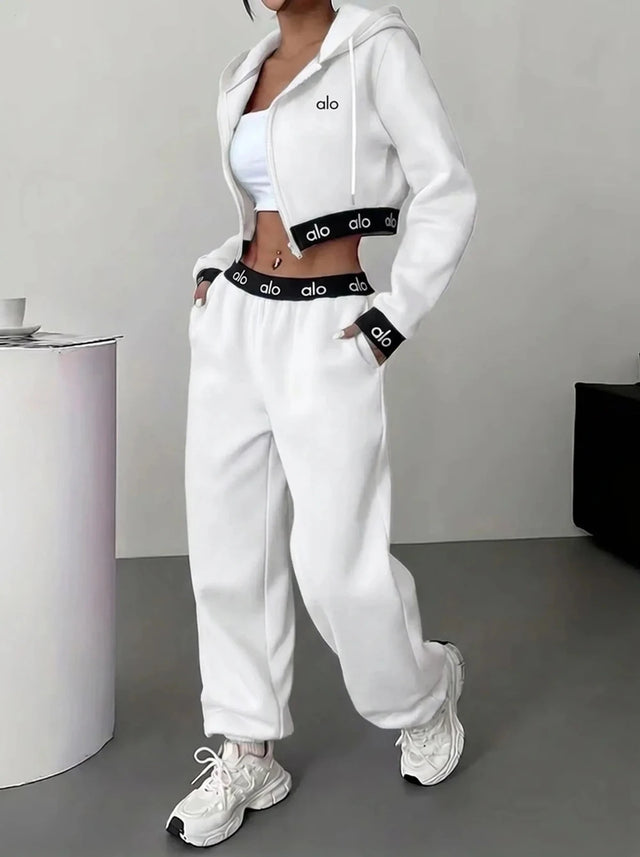 Coordinato ALO in puro cotone - Felpa + Pantalone IN OMAGGIO