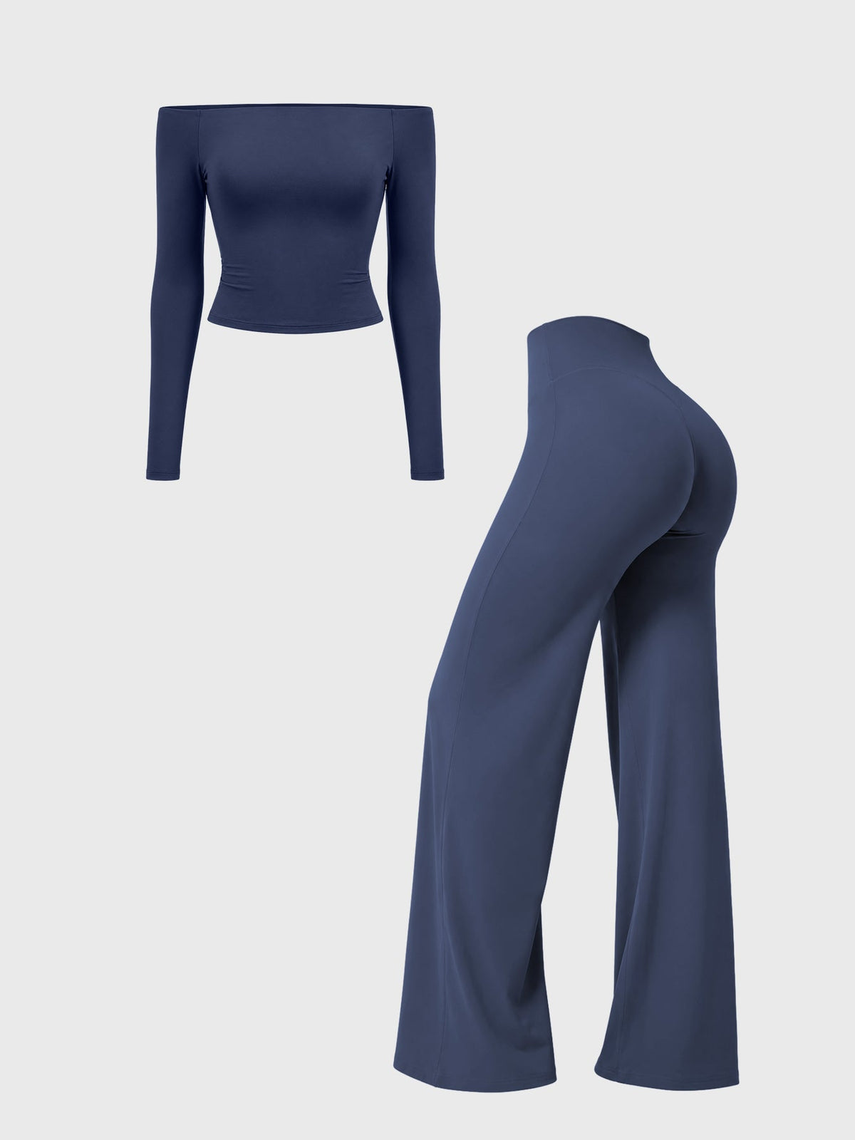 VYRA Ease Y2K Off-Shoulder Leggings Set