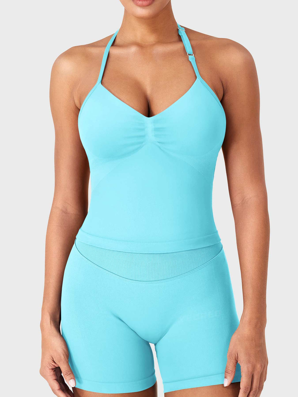 VYRA SoftHue Halter & Shorts Set