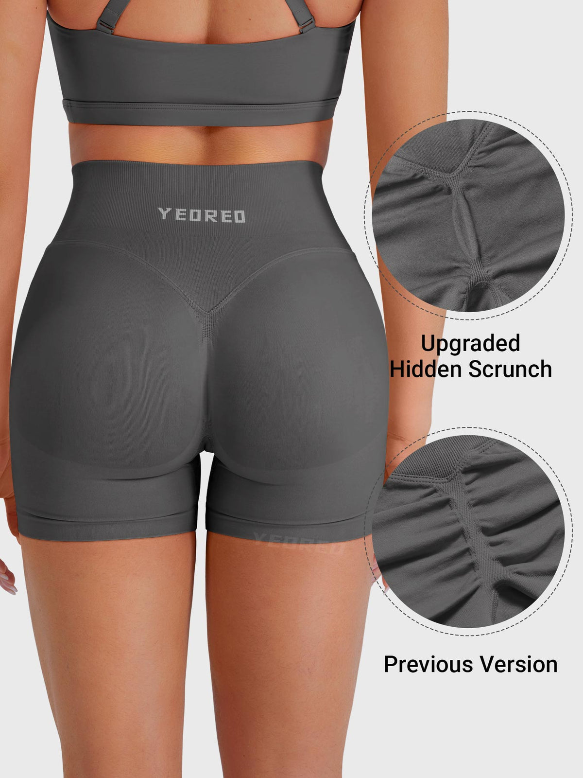 VYRA Contour 4.5-Inch Seamless Shorts