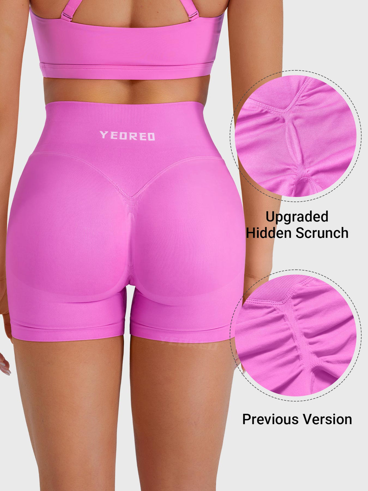VYRA Contour 4.5-Inch Seamless Shorts