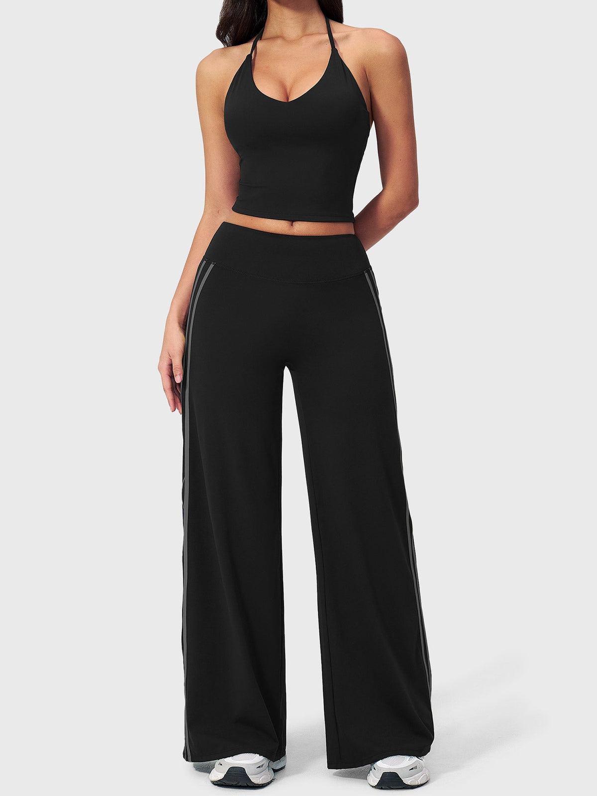 VYRA Ease Side-Stripe Straight Leggings