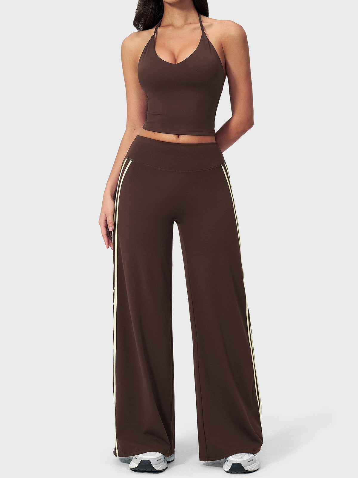 VYRA Ease Side-Stripe Straight Leggings