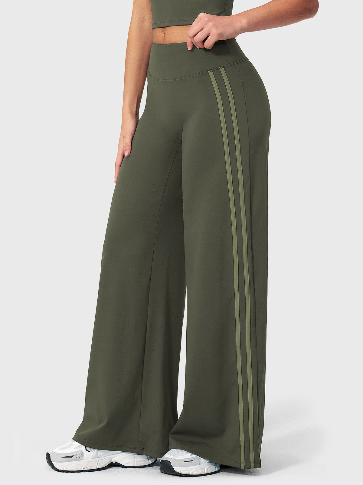 VYRA Ease Side-Stripe Straight Leggings
